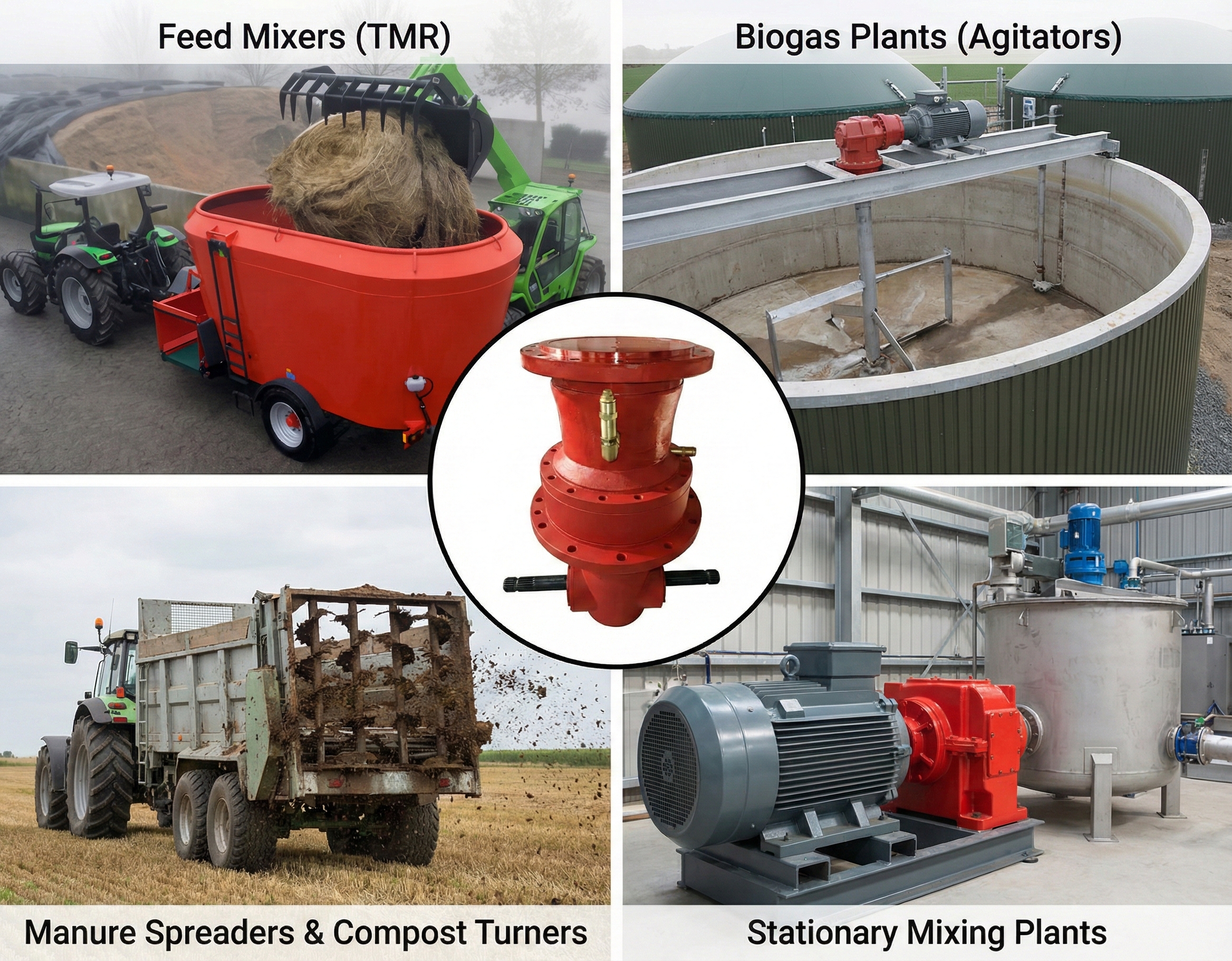 PGA Auger Planetary Gearbox-application