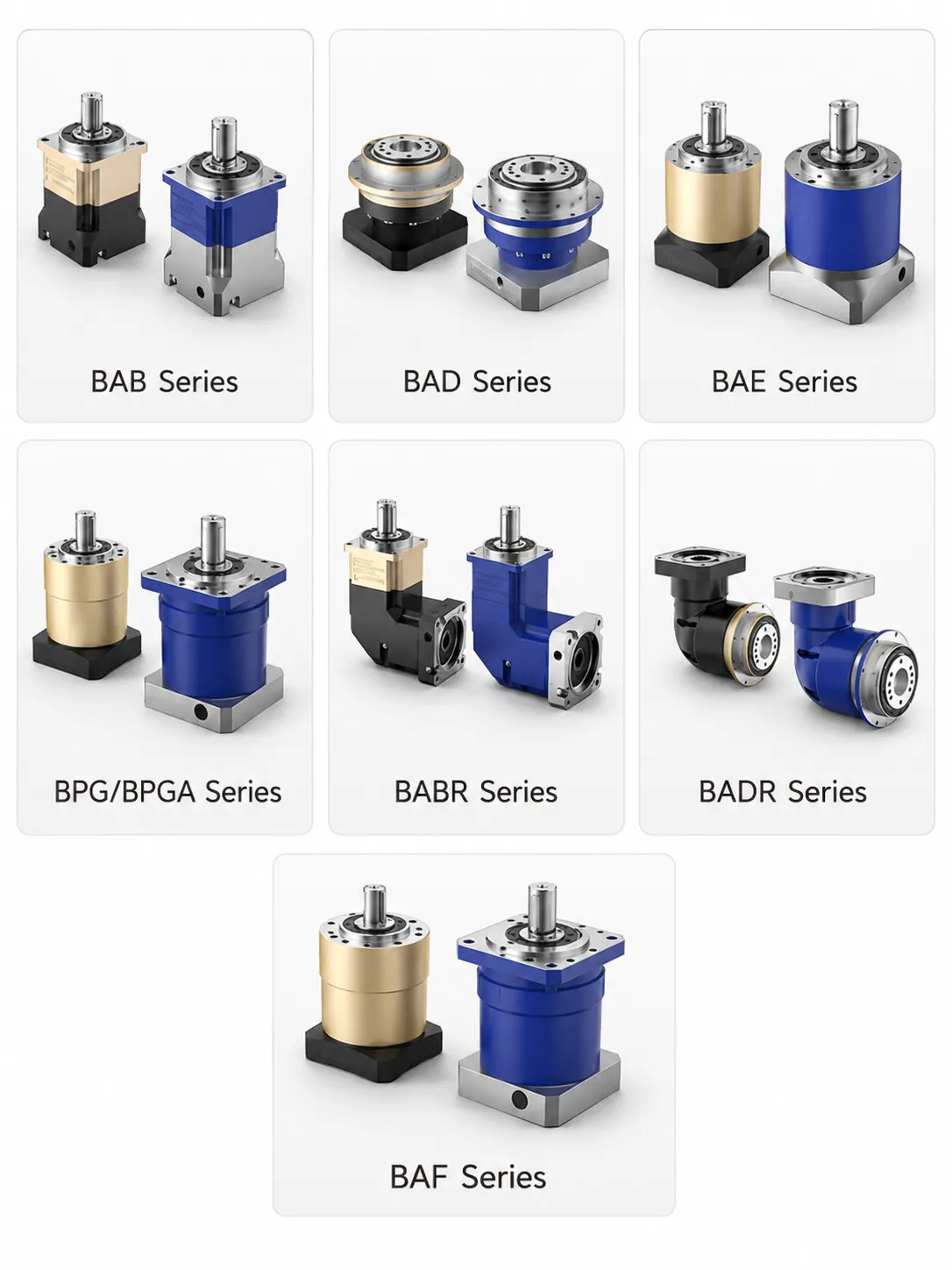 Korea Ever-Power EP series precision planetary gearboxes — standard precision ZDE ZDF and high-stiffness ZDS IP65 variants