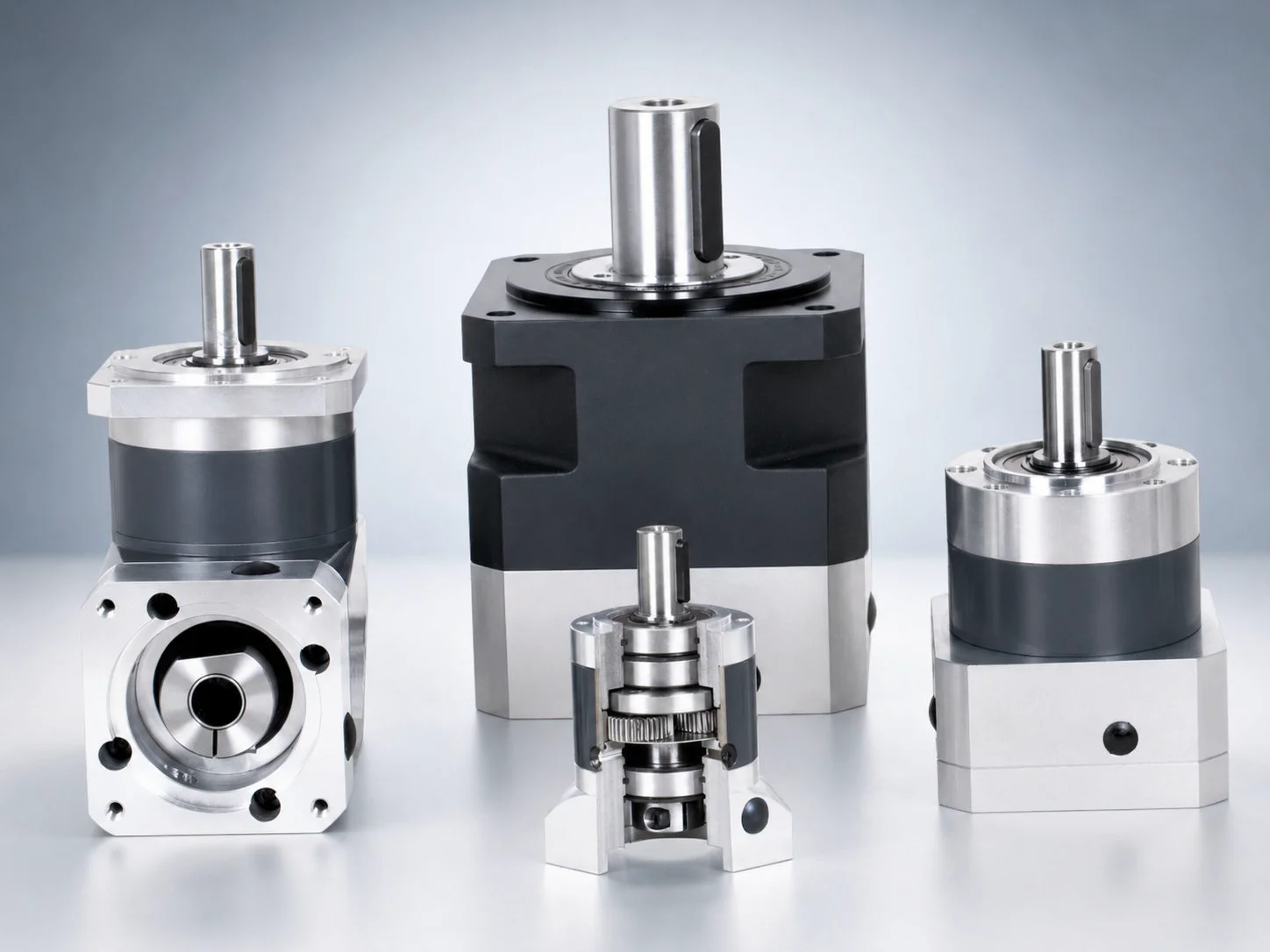 Korea Ever-Power EP series precision planetary gearboxes — ZDE ZDF ZDWE ZDWF ZDS inline and right-angle configurations