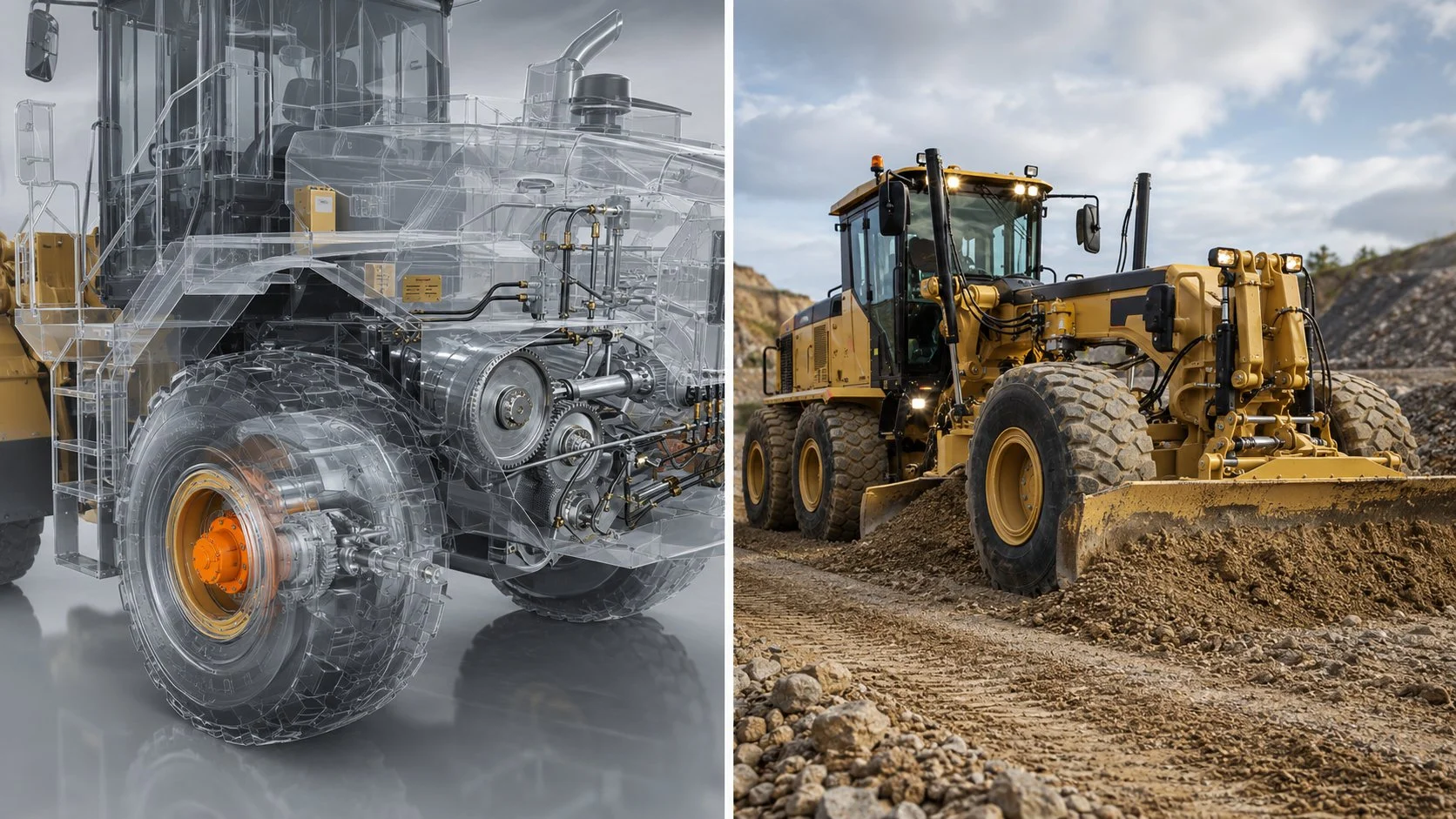 Wheel drive planetary gearbox installed on compact wheeled loader