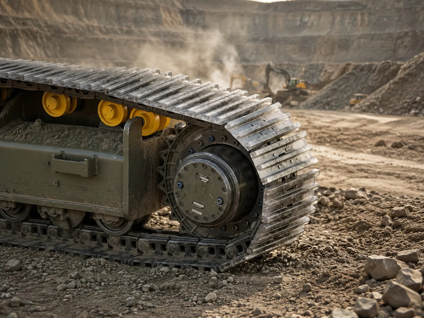track drive Planetary Gearbox application